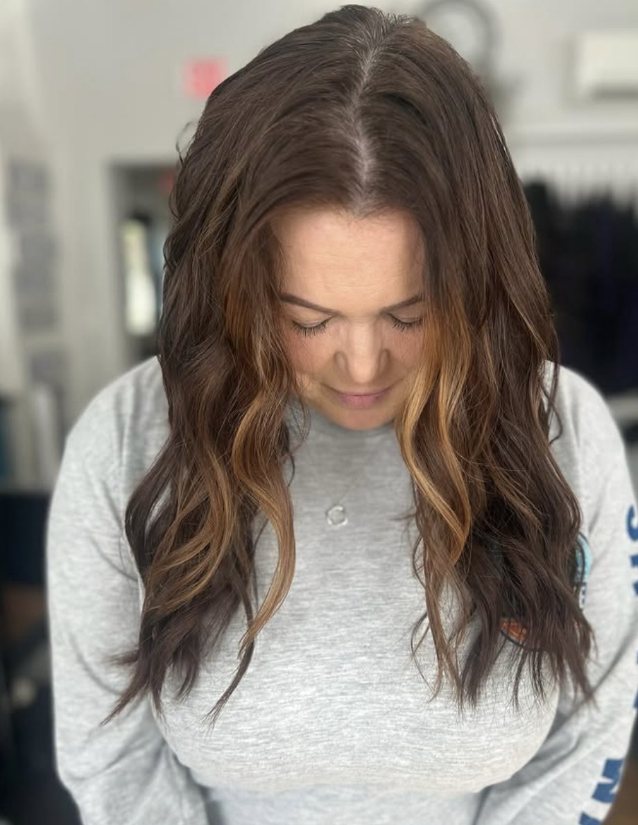 Chocolate waves at Elevate Salon + Spa, Charlottesville VA