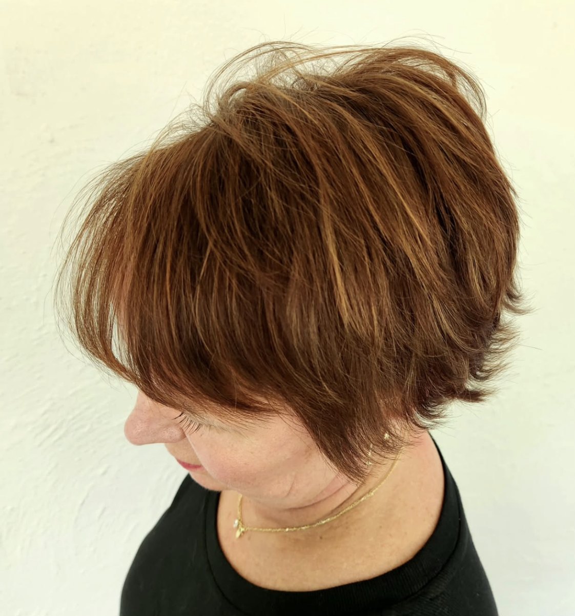 Copper pixie at Elevate Salon + Spa, Charlottesville VA