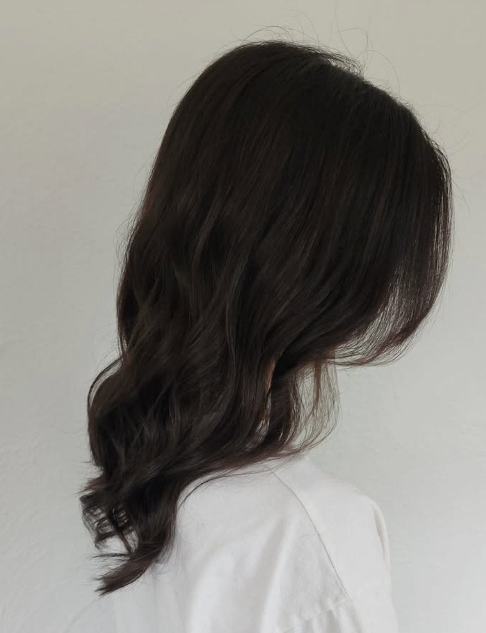 Dark brunette waves at Elevate Salon + Spa, Charlottesville VA