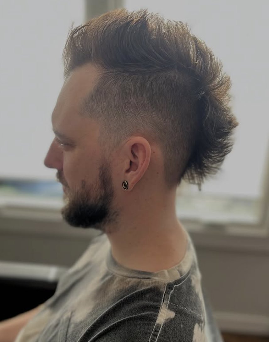 Faux hawk undercut at Elevate Salon + Spa, Charlottesville VA