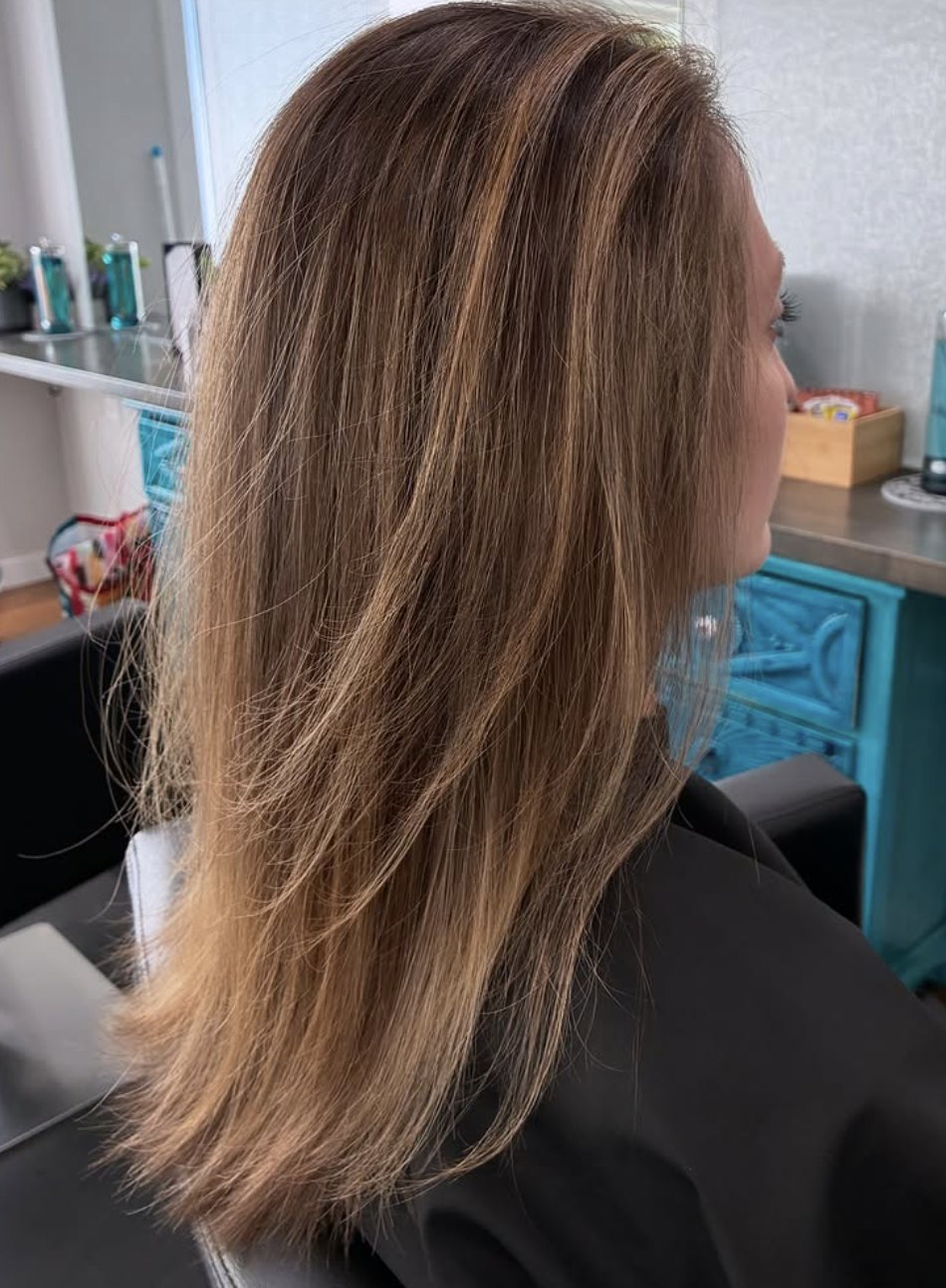 Layered bronde at Elevate Salon + Spa, Charlottesville VA