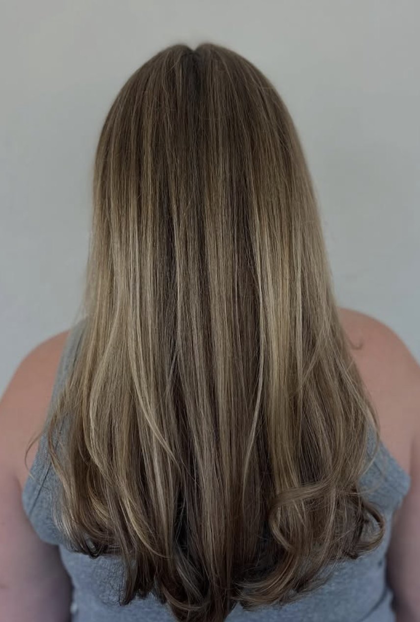 Long bronde balayage at Elevate Salon + Spa, Charlottesville VA