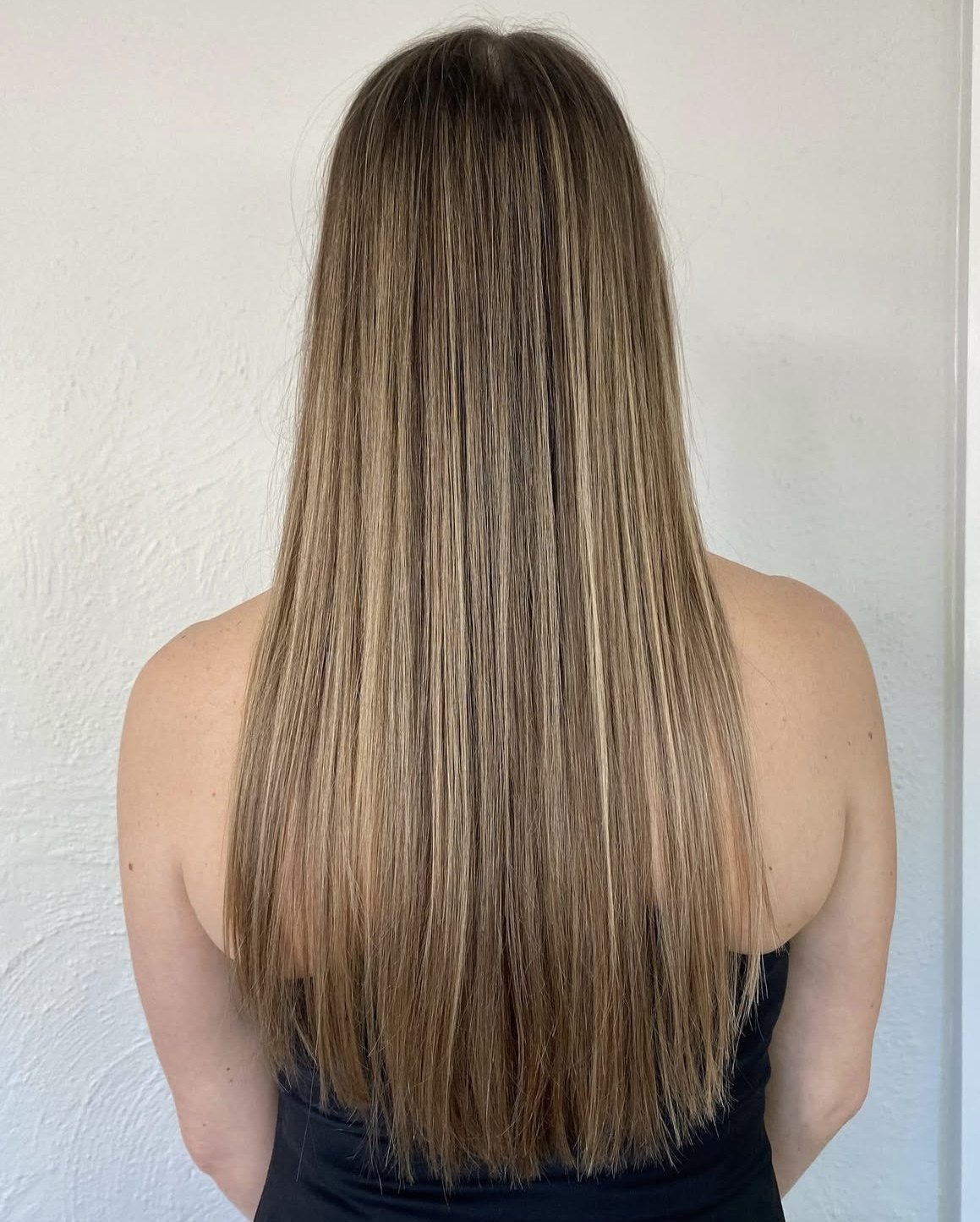 Long sleek balayage at Elevate Salon + Spa, Charlottesville VA