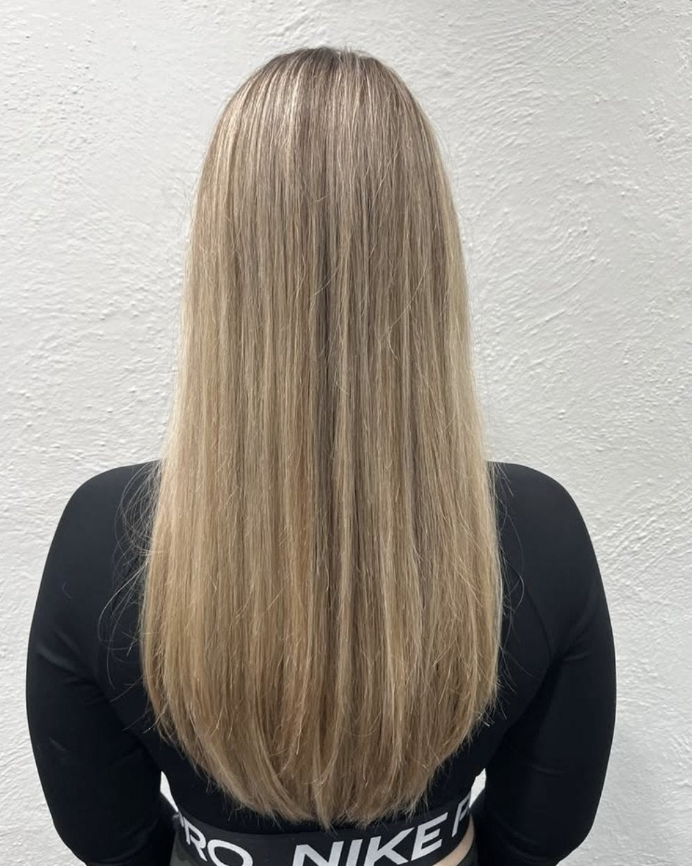 Long sleek bronde at Elevate Salon + Spa, Charlottesville VA