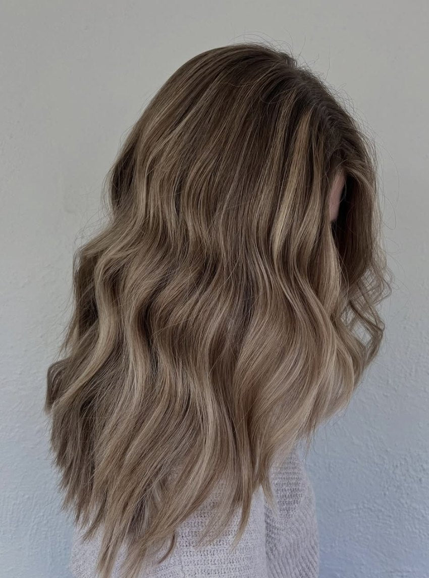 Mushroom brown balayage at Elevate Salon + Spa, Charlottesville VA
