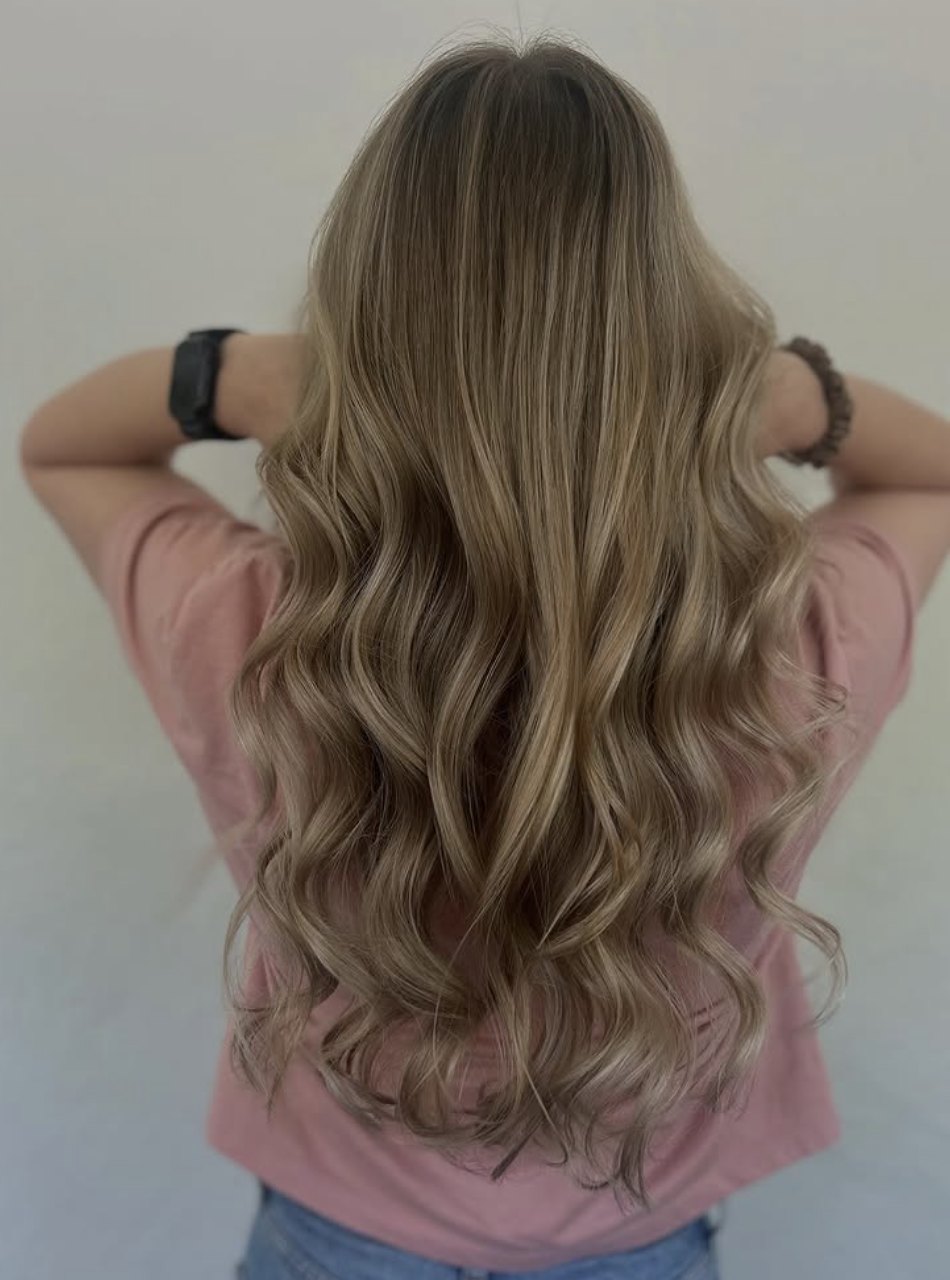 Mushroom brown waves at Elevate Salon + Spa, Charlottesville VA