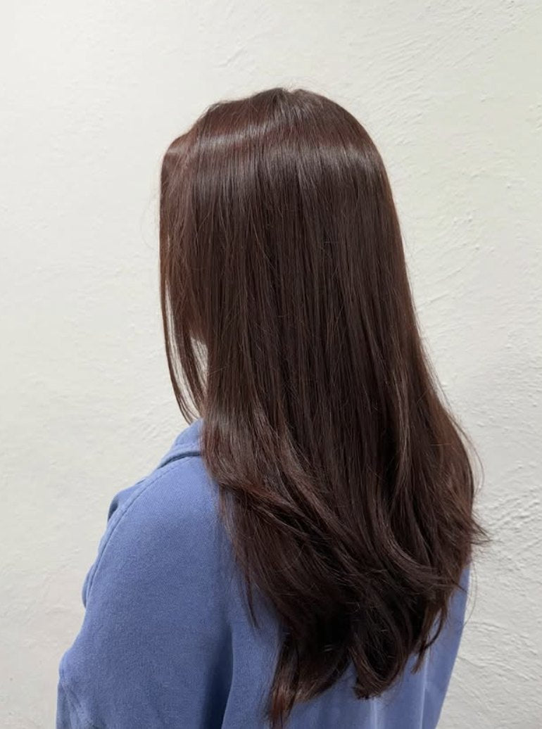 Rich cherry brunette at Elevate Salon + Spa, Charlottesville VA