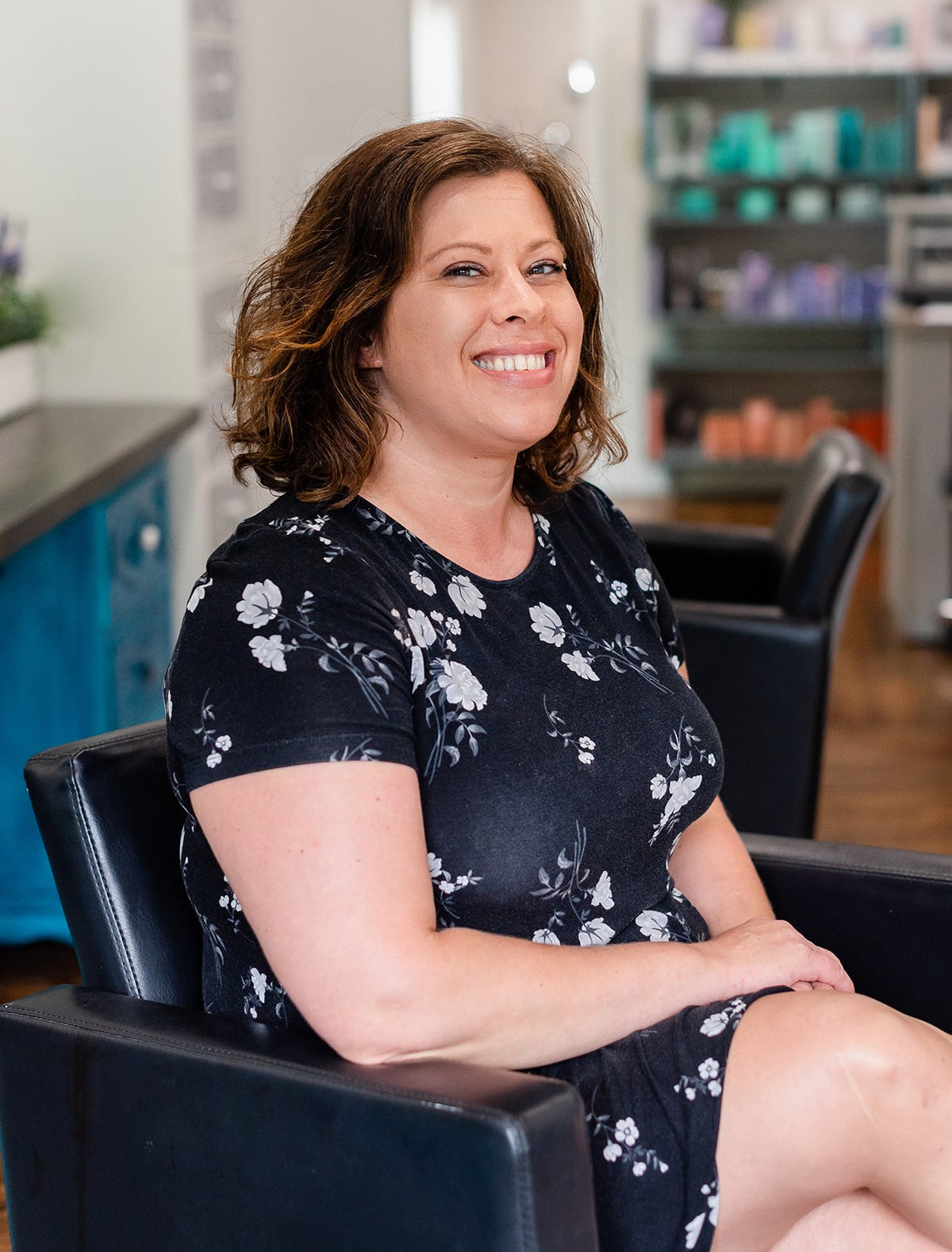 Stylist portrait at Elevate Salon + Spa, Charlottesville VA