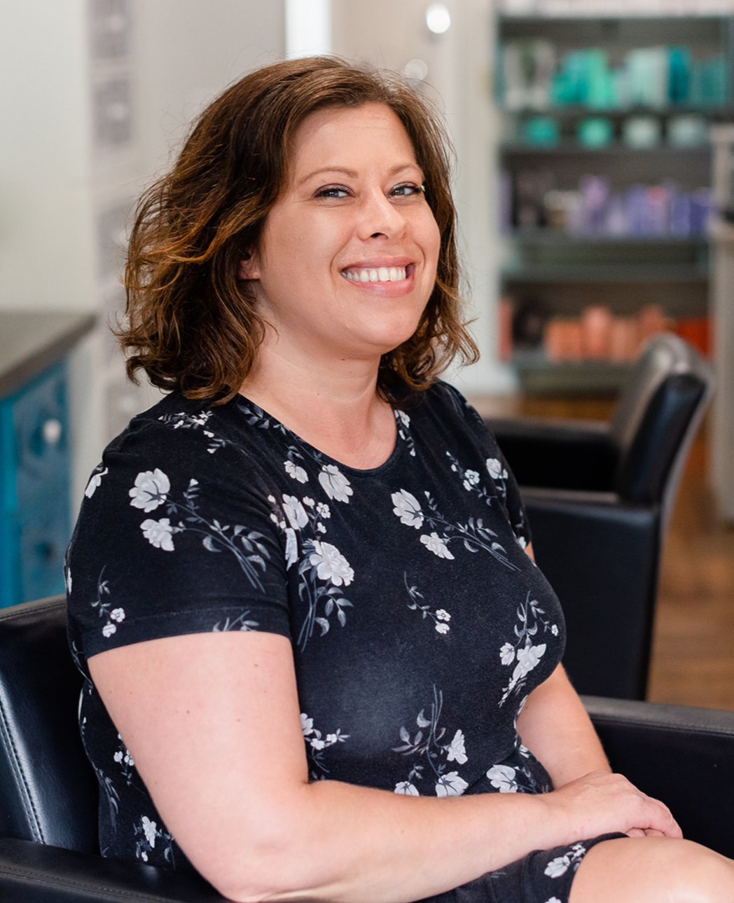 Stylist portrait at Elevate Salon + Spa, Charlottesville VA