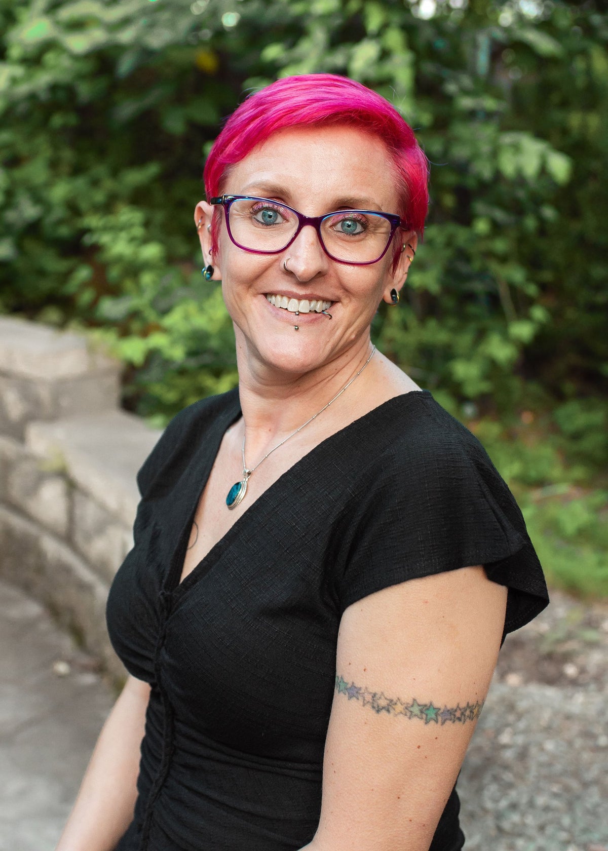 Stylist portrait at Elevate Salon + Spa, Charlottesville VA