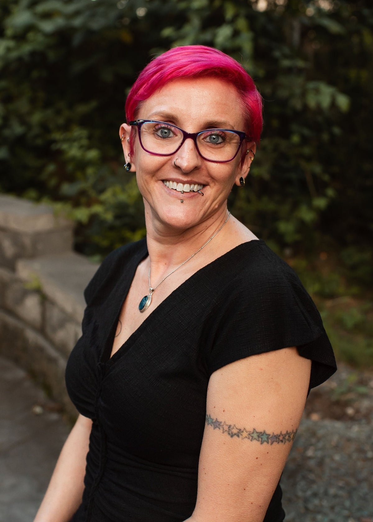 Stylist portrait at Elevate Salon + Spa, Charlottesville VA
